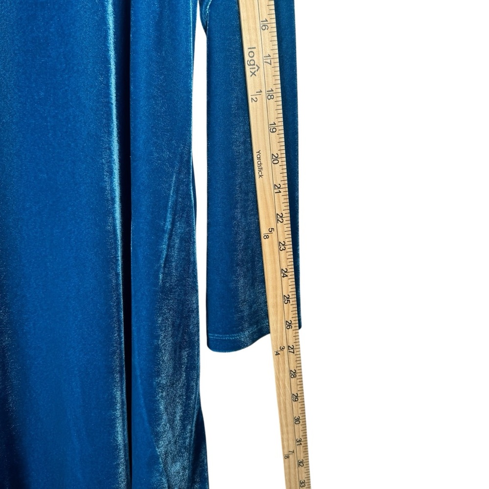 Soft Surroundings Dress Women's 1X
Santiago Stretch Blue Velvet Maxi
Comfy NWT - Picture 5 of 7